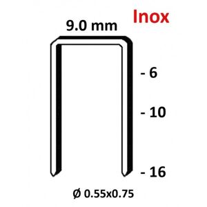 Kicloutou Agrafes 3G - 71 - 6mm inox A2 - Boite de 10000