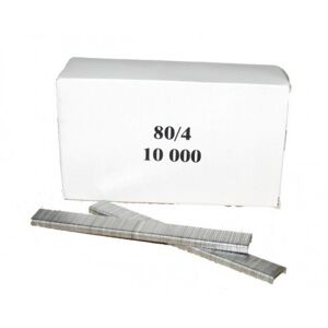 Kicloutou Agrafes 80 - 4mm Galva - Boite de 10000