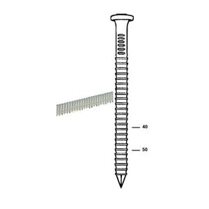 Kicloutou Pointes en bande 21° 4,00 x 40 mm galva pour sabots de charpente