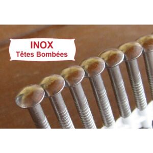 Kicloutou Pointes 20° INOX ANNELEES TB 3.1x50 boite de 2000