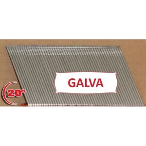 Kicloutou Clous TH Angle Brads 38 mm Galva 20° - Boite de 2000