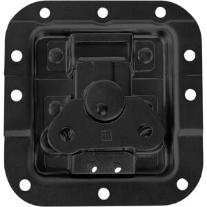 Adam Hall Hardware 17284 BLK - Fermeture Papillon médium avec Passage de Profilé Cuvette 12 mm - Serrures