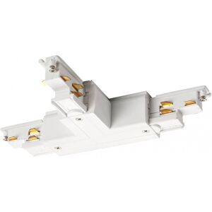 SLV S-TRACK DALI Connecteur en T avec possibilite dSINGLE-QUOTE-REPLACERalimentation, terre - Accessoires pour barres conductrices triphasees