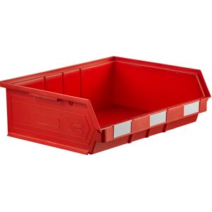 SETAM Lot de 14 bacs à bec plastique 19L rouge