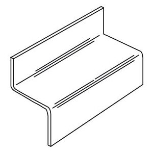 SETAM Taquet de butée de platelage aggloméré pour Palstar L.200 mm