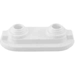 Universal double charnière match0 161022 plastique blanc, pour tubes 10 - 22mm Universal , Universal tubes 50mm