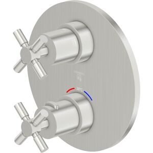 Steinberg Série 250 kit de montage 25041333BN pour thermostat encastré, nickel brossé