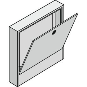 Armoire de distribution en saillie Uponor Vario 1045478 AP1, 600 mm, revetement en poudre, tôle d