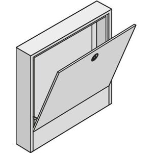 Uponor Armoire de distribution en saillie Uponor Vario 1045478 AP1, 600 mm, revêtement en poudre, tôle d'acier galvanisée