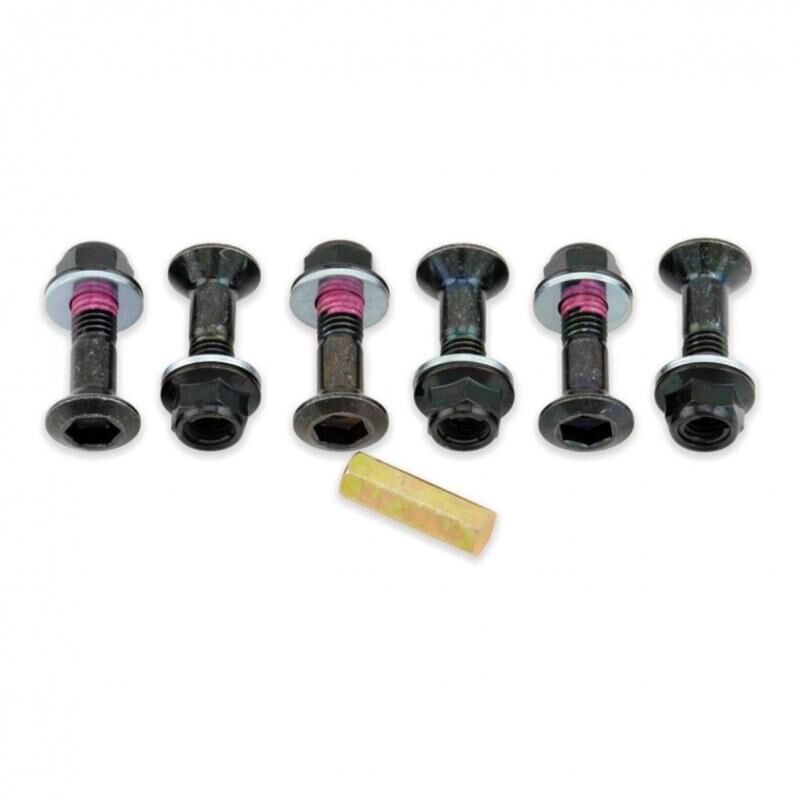 Kit vis et écrous de couronne Bolt M8x30mm noir (6 pièces)