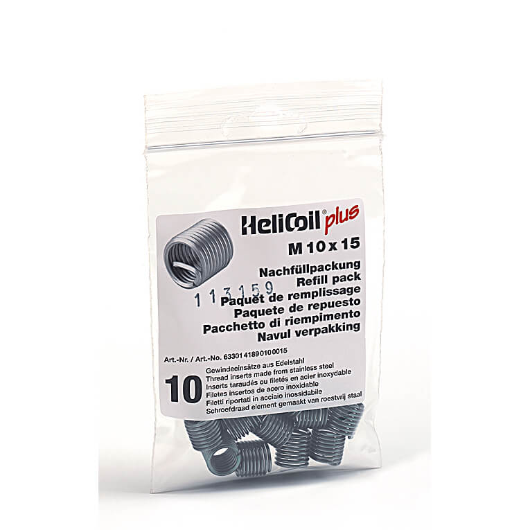 Helicoil Refill Pack Plus Thread Inserts M 10