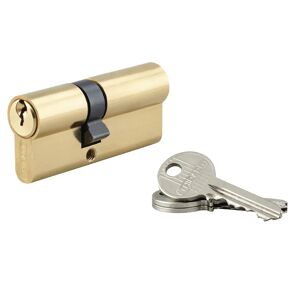 THIRARD Cilindro Europeo  BRASS PROFILE CYL 30X35 SA 3 KEYS, 30 + 35 mm, 2 ingressi chiave in acciaio