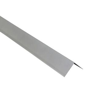 STANDERS Profilo angolare simmetrico  in alluminio anodizzato titanio opaco L2.5m L30xSp1xH30 mm