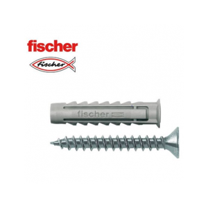 Fischer 15 Tasselli Sx 6x30 Per Fissaggi Leggeri Universali Completi Di Vite In Blister  90893