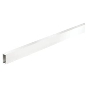 Arcansas TUBO RETTANGOLARE ALLUMINIO 20x10x1 mm 2 m BIANCO