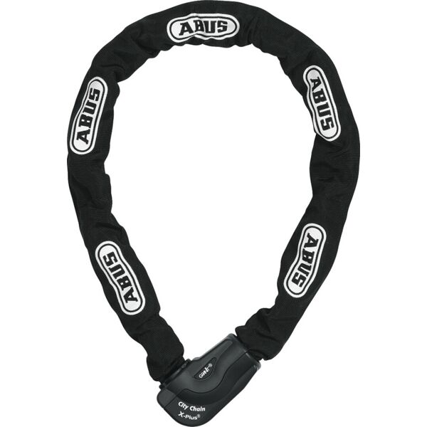 abus granit city chain xplus 1060 blocco a catena nero 140 cm