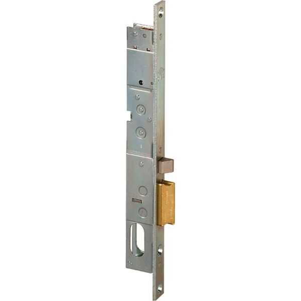 cisa 14021182 serratura elettrica per serramenti in alluminio elettroserratura da infilare 20 mm per montanti con scrocco autobloccante entrata 18 mm sx scatola 28,5x200 mm - 14021182