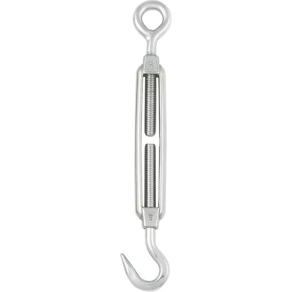 tecnomat tenditore occhiolo / gancio m5 mm acciaio inox aisi 316 portata 40 kg