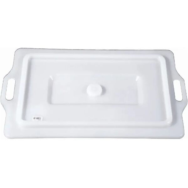 pavoni coperchio per contenitore inseribile 59x37x2 cm 40 l bianco ad uso alimentare