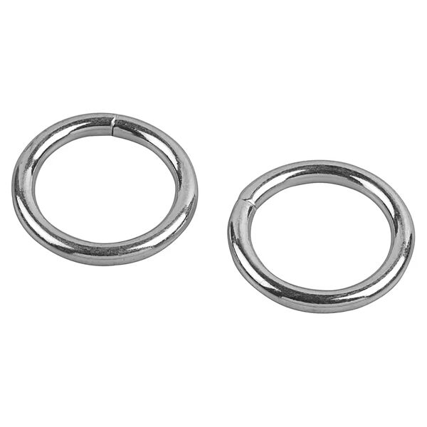 cias anelli saldati  30x4 mm acciaio zincato 2 pezzi
