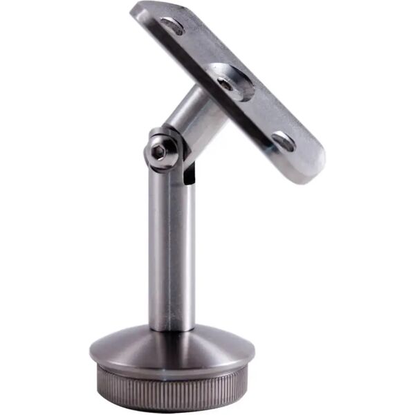 pro_metal_design supporto snodato h 75 mm inox aisi 316 per corrimano Ø 42,4 mm per ringhiere