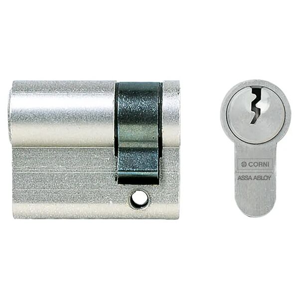 tecnomat maniglia con manico inclinabile per serratura gira ½ cilindro 30/10 mm