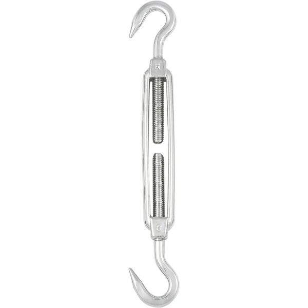 tecnomat tenditore 2 ganci 6 mm acciaio inox aisi 316 portata 80 kg