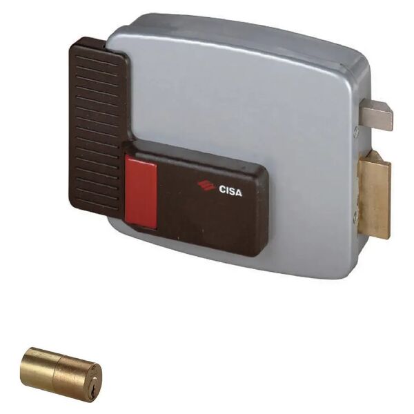 tecnomat serratura elettrica cisa ad applicare e70 mm destra per porte in legno