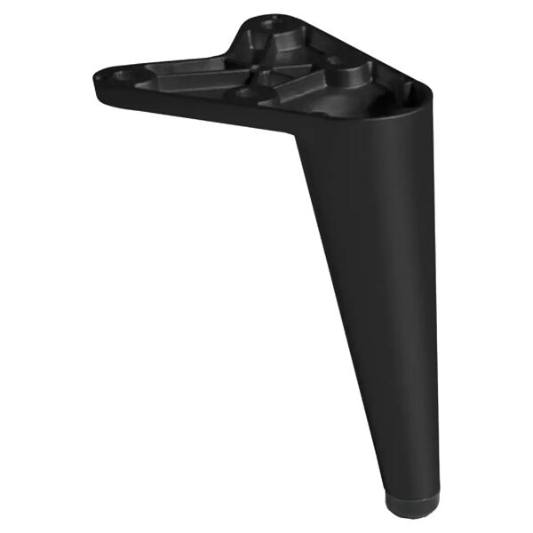 tecnomat piede per mobile regolabile h 100 mm zama verniciato nero