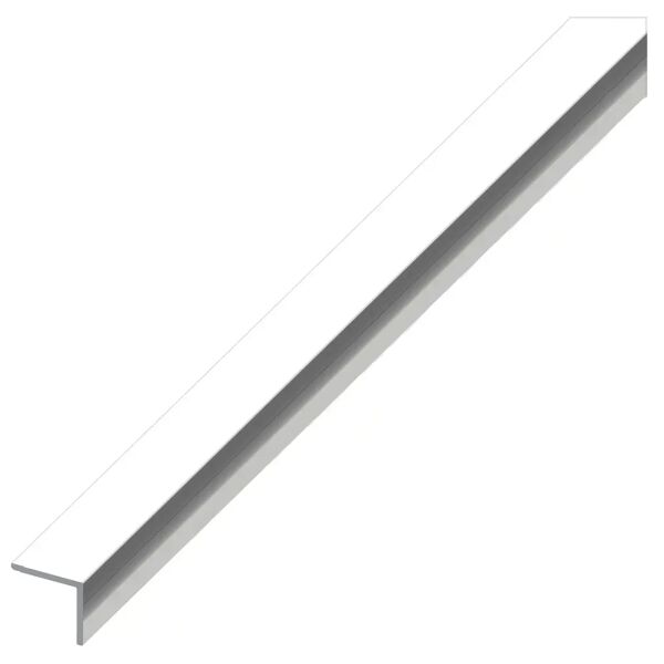 alfer aluminium angolare alluminio anodizzato 20x20x1 mm 2 m argento