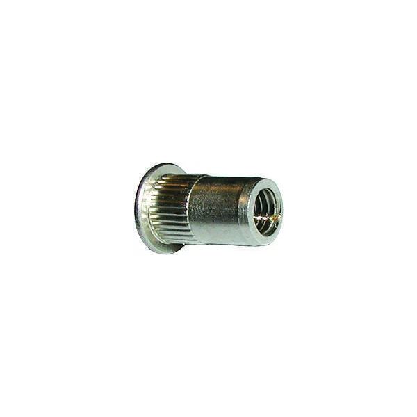 rivit inserti  filettati fusto cilindrico 5mm 0,5-2,0mm m3 1000pezzi inox a2 testa tonda