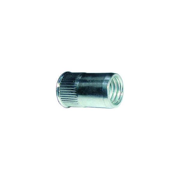 rivit inserti  filettati fusto cilindrico 5mm 0,5-2,0mm m3 1000pezzi acciaio testa ridotta