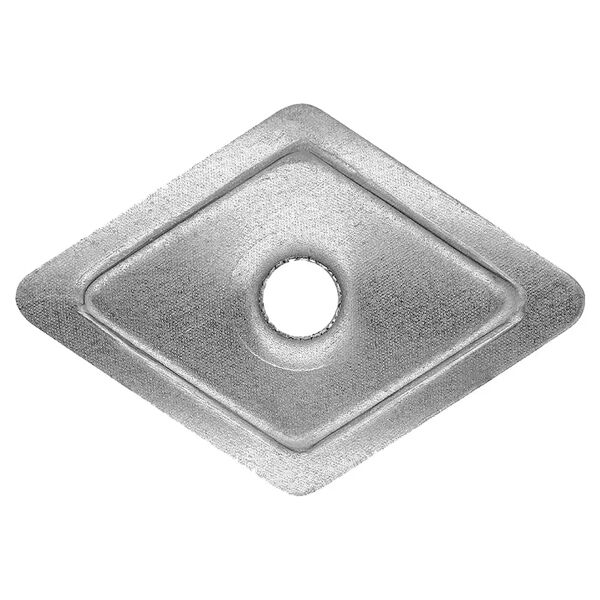 friulsider barretta acciaio zincato  m6x250 mm rondella 27x27 mm 100 pezzi per coperture