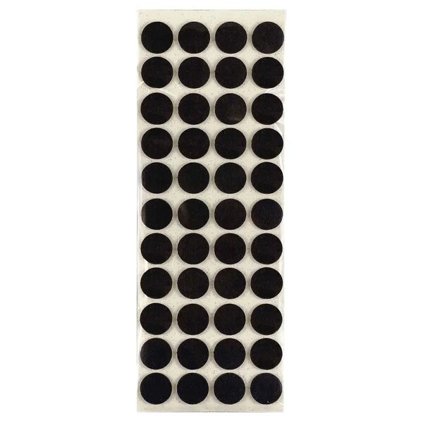 tecnomat feltrini adesivi tondi Ø 20 mm sintetici marrone 88 pezzi