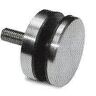 Pro_metal_design FIXING POINT INOX AISI 316 Ø 450 mm PER VETRO CON SPESSORI DA 8 mm A 16,76 mm