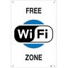 Nuova Algis CARTELLO ZONA WI-FI IN PVC 20x30 cm