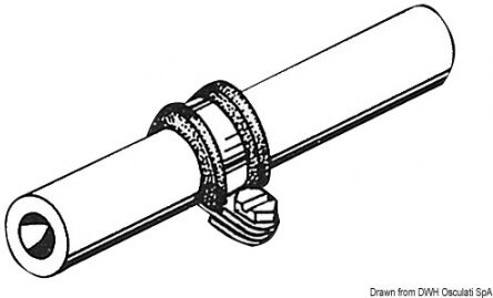 Osculati Fermacavo/fermatubo Fascetta fermatubo mm 60