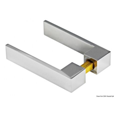 Osculati Maniglie per porte con quadro universale Maniglietta Nauta R Inox 8 mm