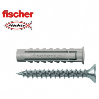 Fischer 15 Tasselli Sx 6x30 Per Fissaggi Leggeri Universali Completi Di Vite In Blister  90893