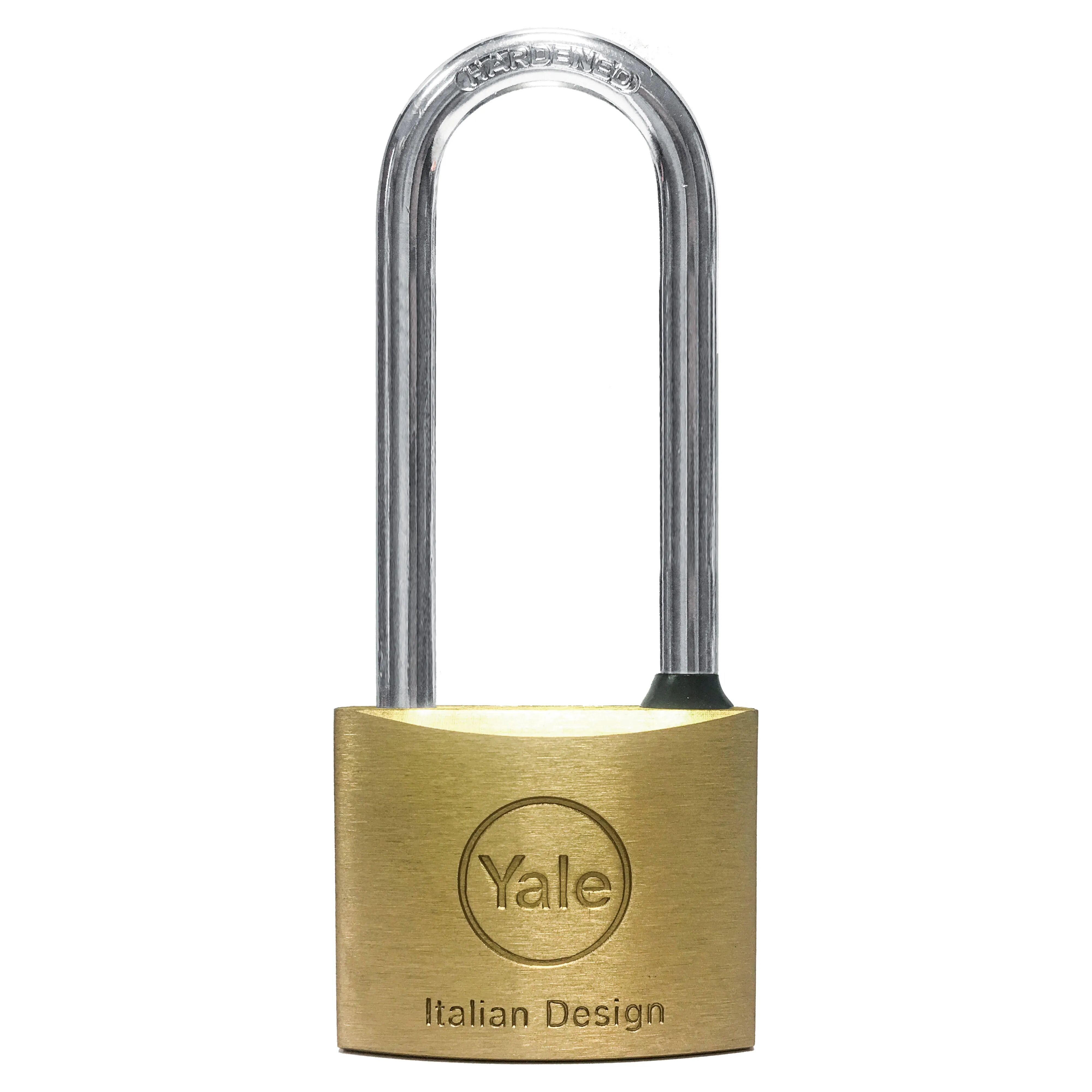 Yale LUCCHETTO  40 mm ARCO LUNGO 60 mm IN ACCIAIO CORPO OTTONE