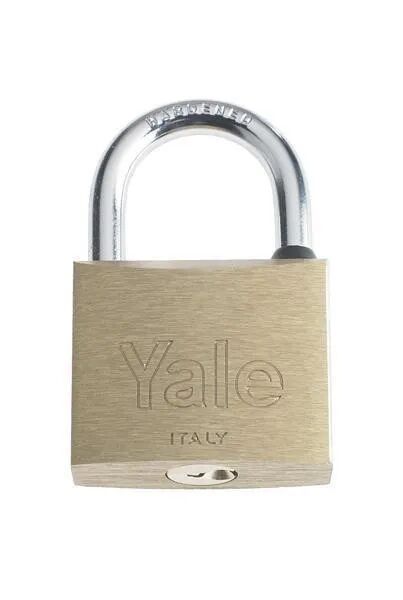 Yale LUCCHETTO  20 mm ARCO STANDARD 14,50 mm IN ACCIAIO CORPO OTTONE