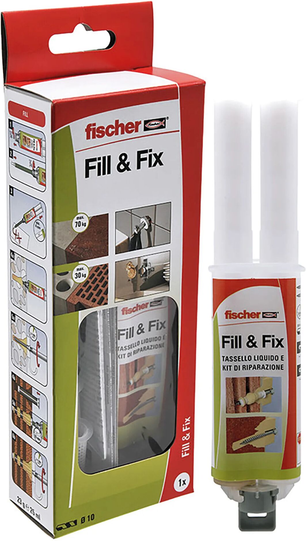 Fischer KIT FILL & FIX  25 ml RIPARA FISSAGGI