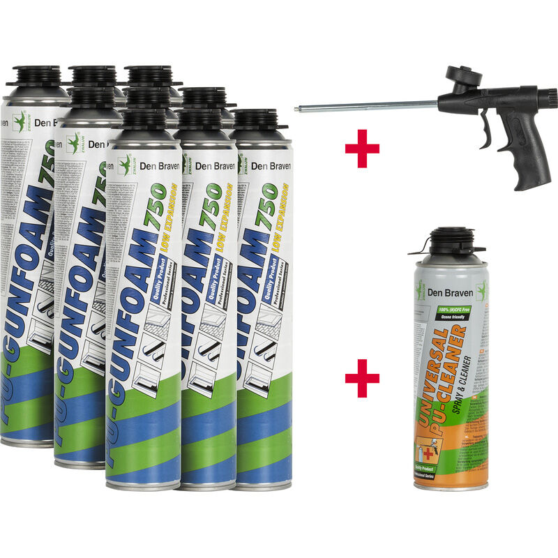 Zwaluw NBS gunfoam starterset 9x700ml