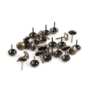 Yosoo Health Gear Bekleding kopspijkers 100 stuk, stoffering nagels, bronzen meubels decoratieve kopspijkers spijkers pinnen, duimkopspijkers voor slaapbank bed of ander meubilair(11 * 17 mm)