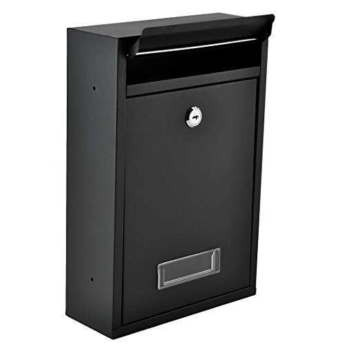 Iso Trade Letterbox Black 2 Key veiligheidsflap Easy Installatie 6237 Merk