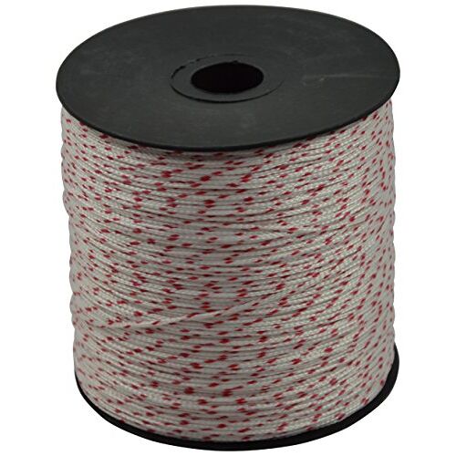 Corderie Italiane 006003472 metselkoord, nylon koord op rol, wit/rood, 1,8 mm, 500 m