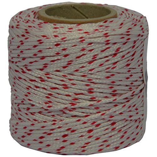 Corderie Italiane 6011453 nylon koord, wit/rood
