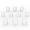 stonylab Silicium Rubberen Stoppers, Witte Taps Toelopende Lab Seal Silicon Stoppers Rubber Pluggen (10-Pack, 4#)