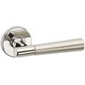 URFIC 5540-5095-04G RS Lille Rose Door Lever, Gepolijst Nikkel/Satijn Nikkel