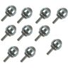 Telituny Roterende Ball Caster 10st Carbon Steel Roterende Ball Caster Meubels Trolley Kasten Roterende Ball Casters Universele Wielen